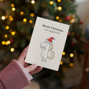 Kerstkaart Merrie Christmas