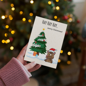 Kerstkaart Hay Hay Hay